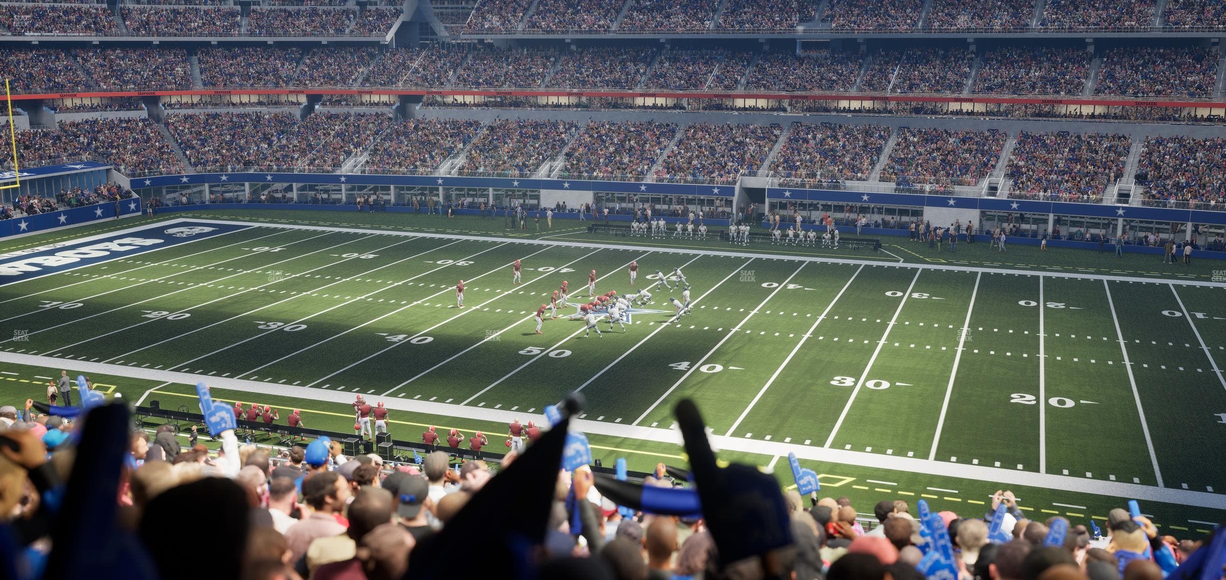 AT&T Stadium - Section C 233 Seat View