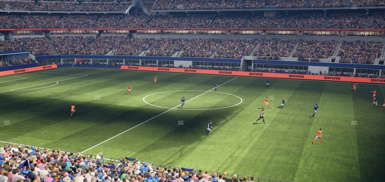 AT&T Stadium - Section C 233 Seat View