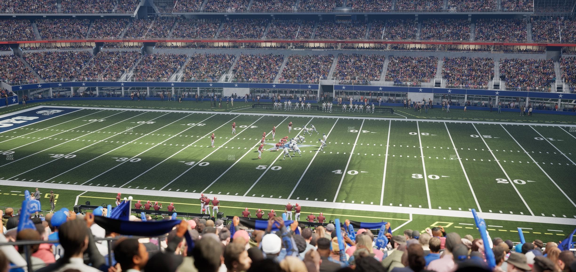 AT&T Stadium - Section C 234 Seat View