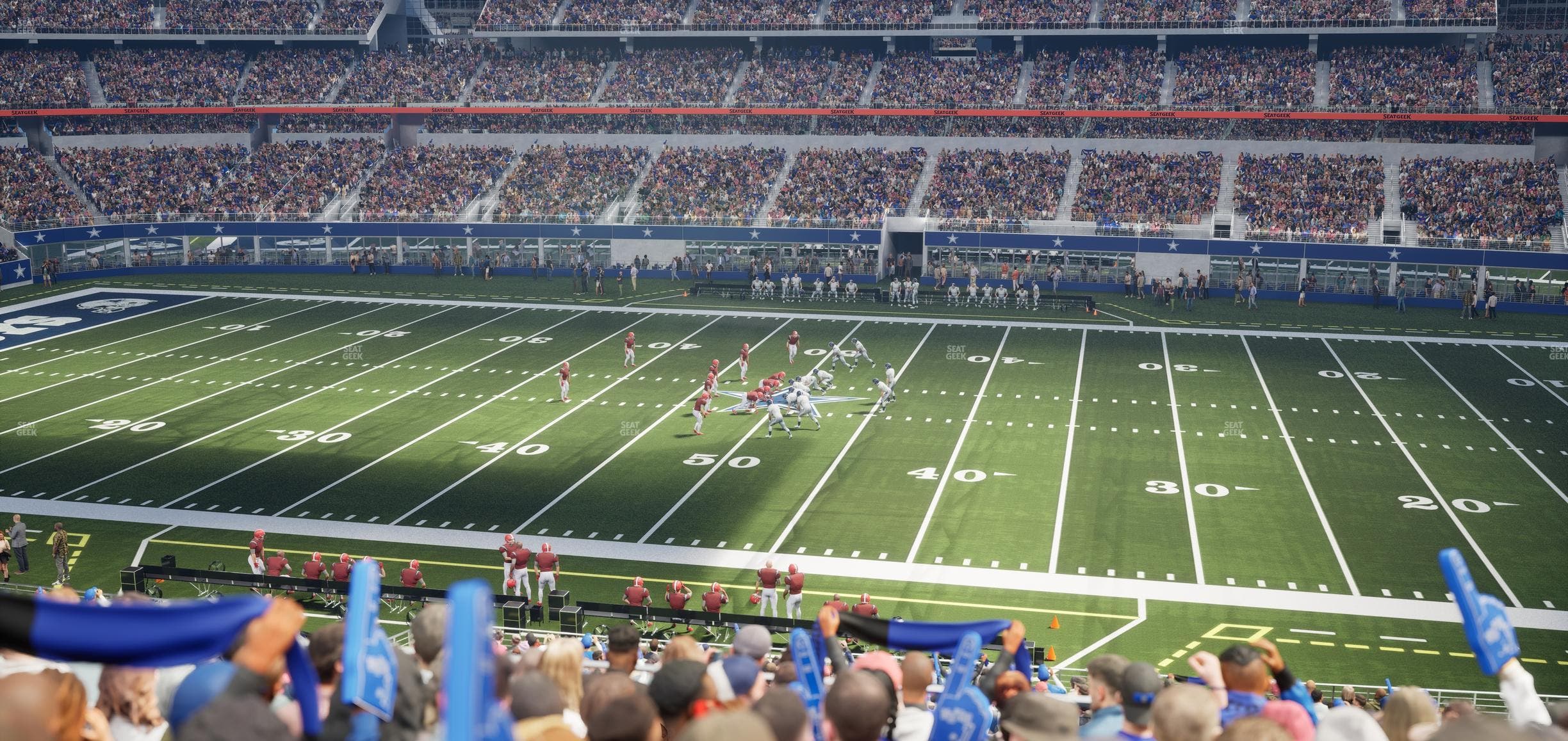 AT&T Stadium - Section C 234 Seat View
