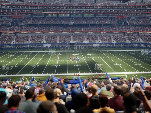 AT&T Stadium - Section C 235 Seat View