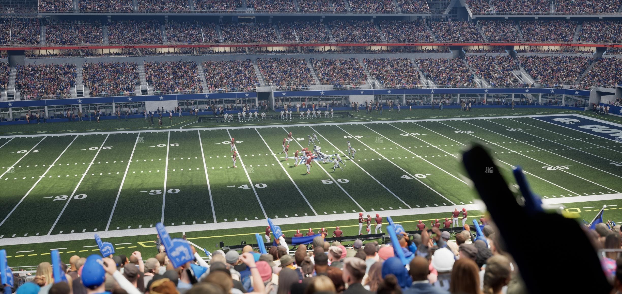 AT&T Stadium - Section C 236 Seat View