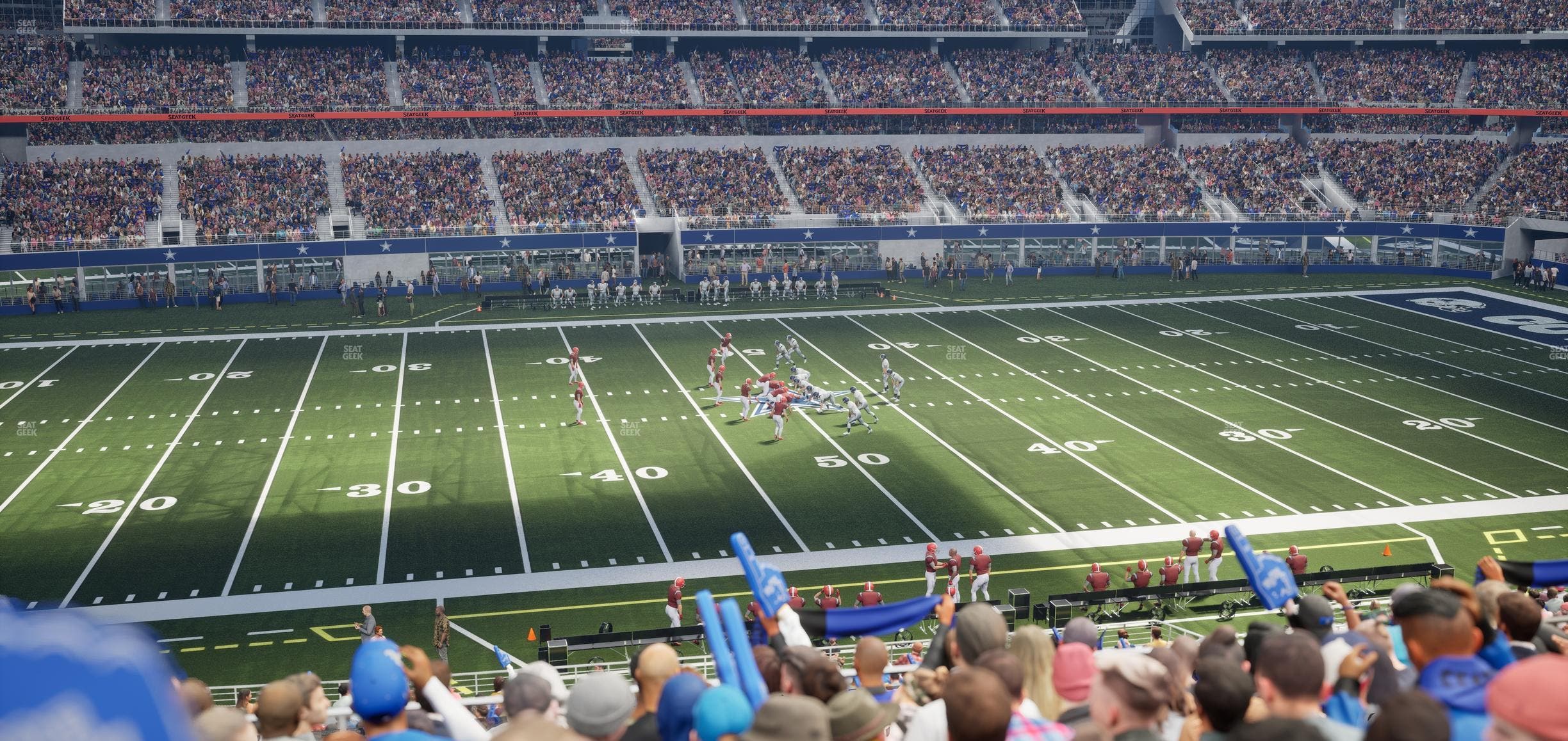 AT&T Stadium - Section C 236 Seat View