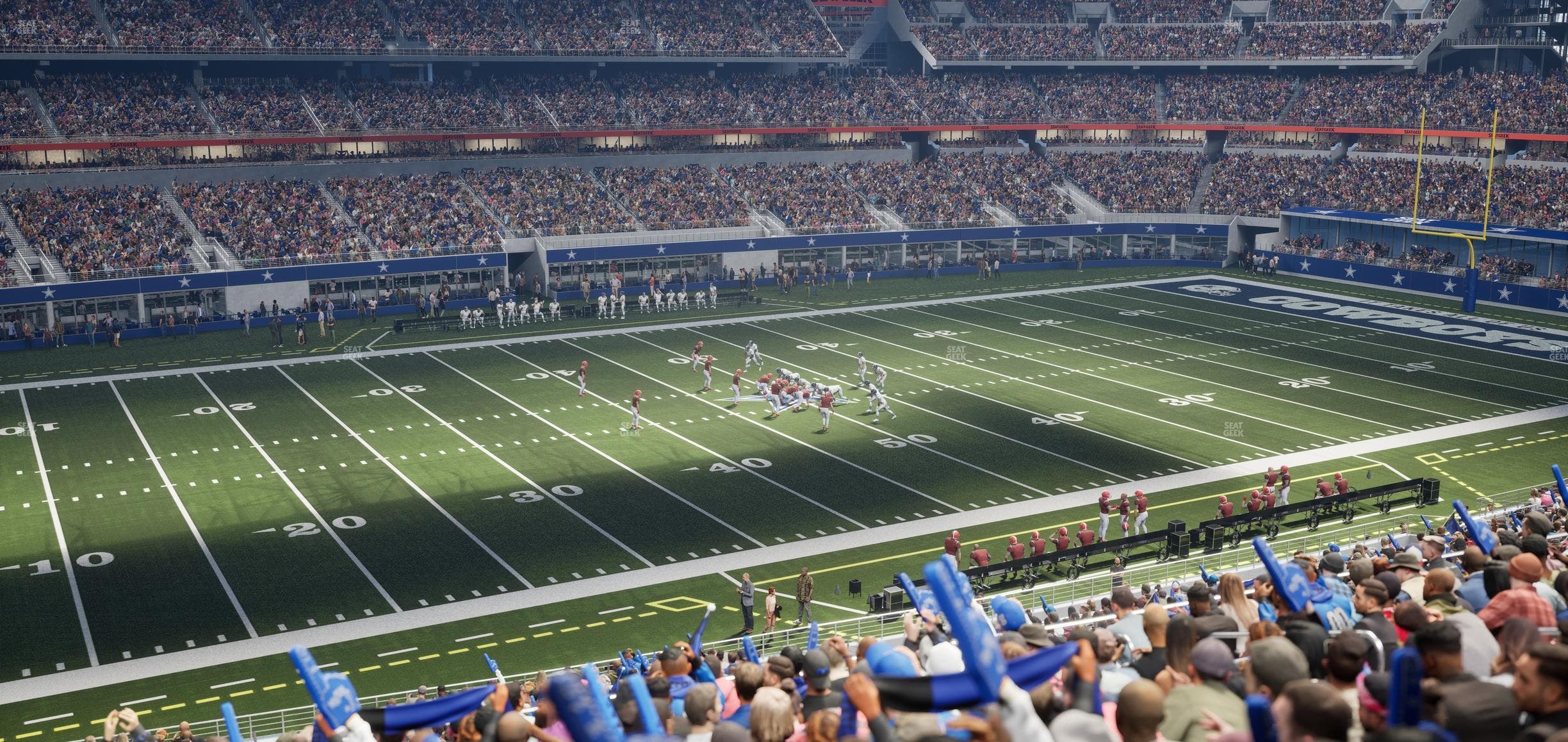 AT&T Stadium - Section C 238 Seat View