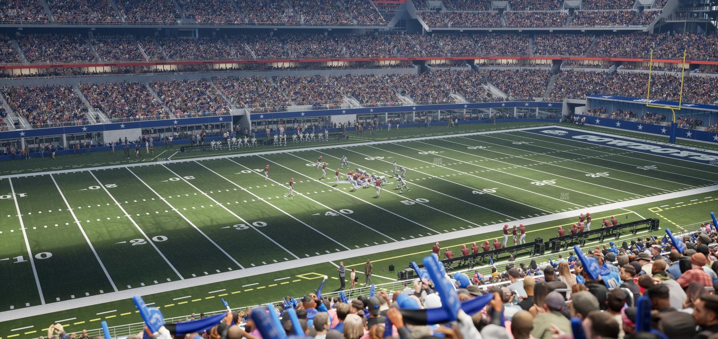 AT&T Stadium - Section C 238 Seat View