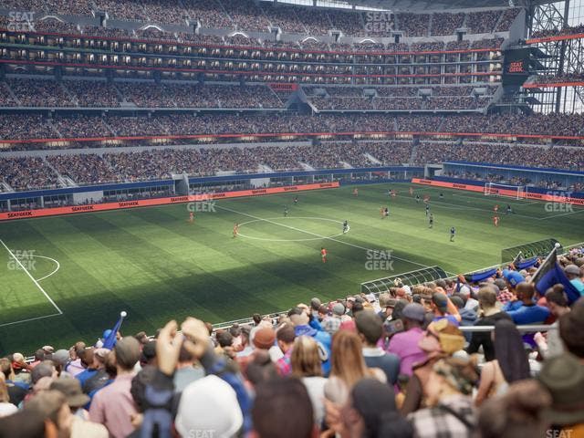 AT&T Stadium - Section C 239 Seat View