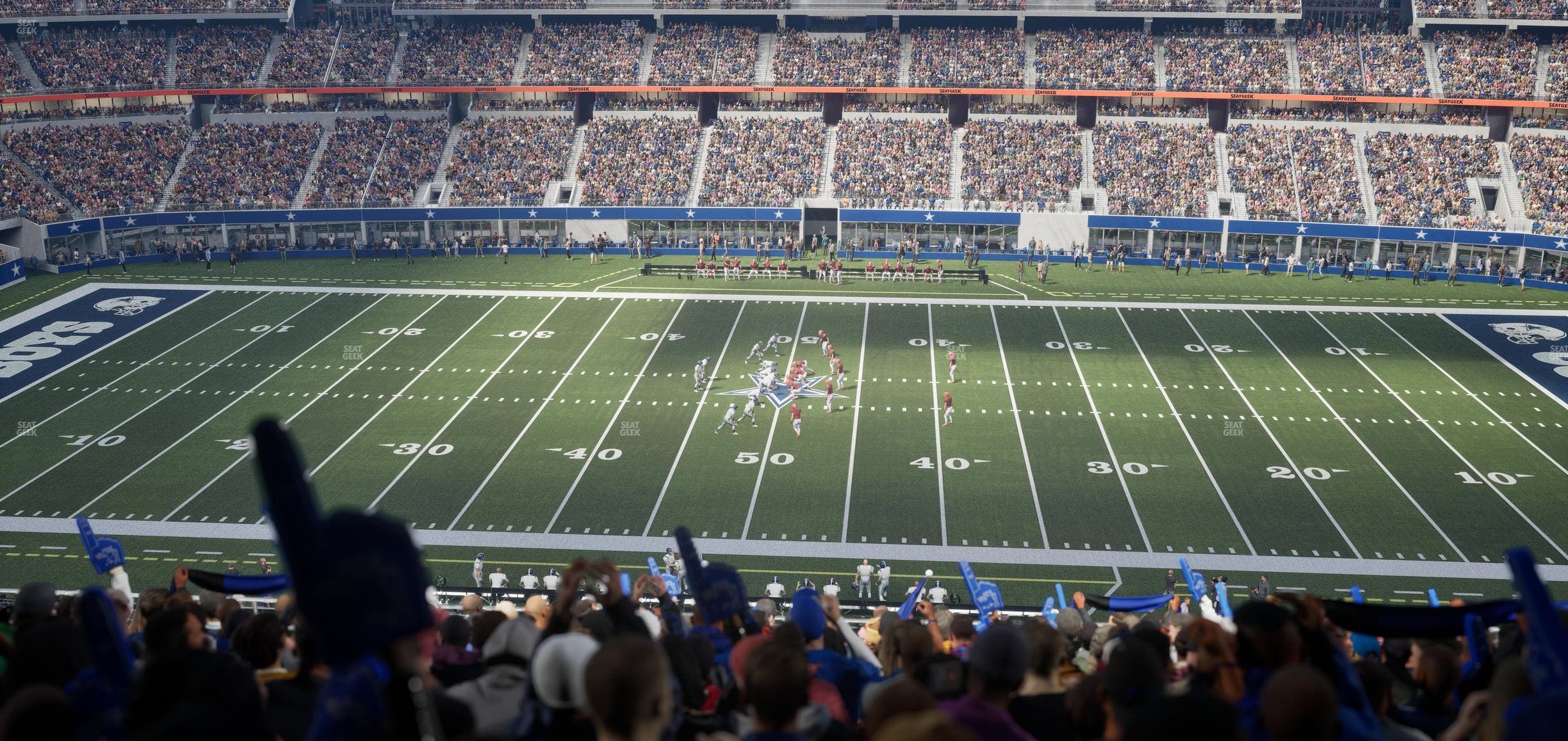 AT&T Stadium - Section C 310 Seat View