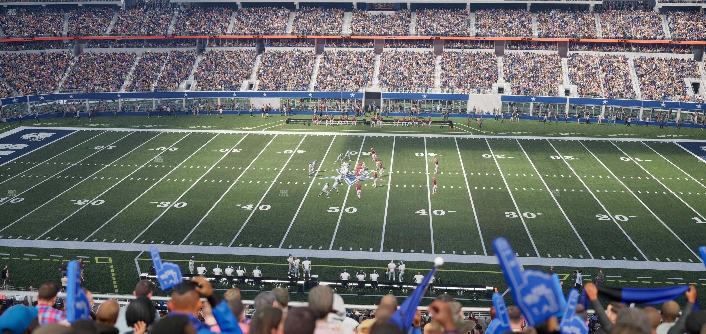 AT&T Stadium - Section C 310 Seat View