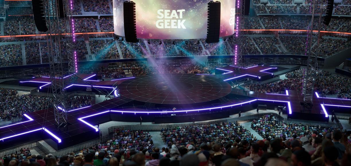 AT&T Stadium - Section C 312 Seat View