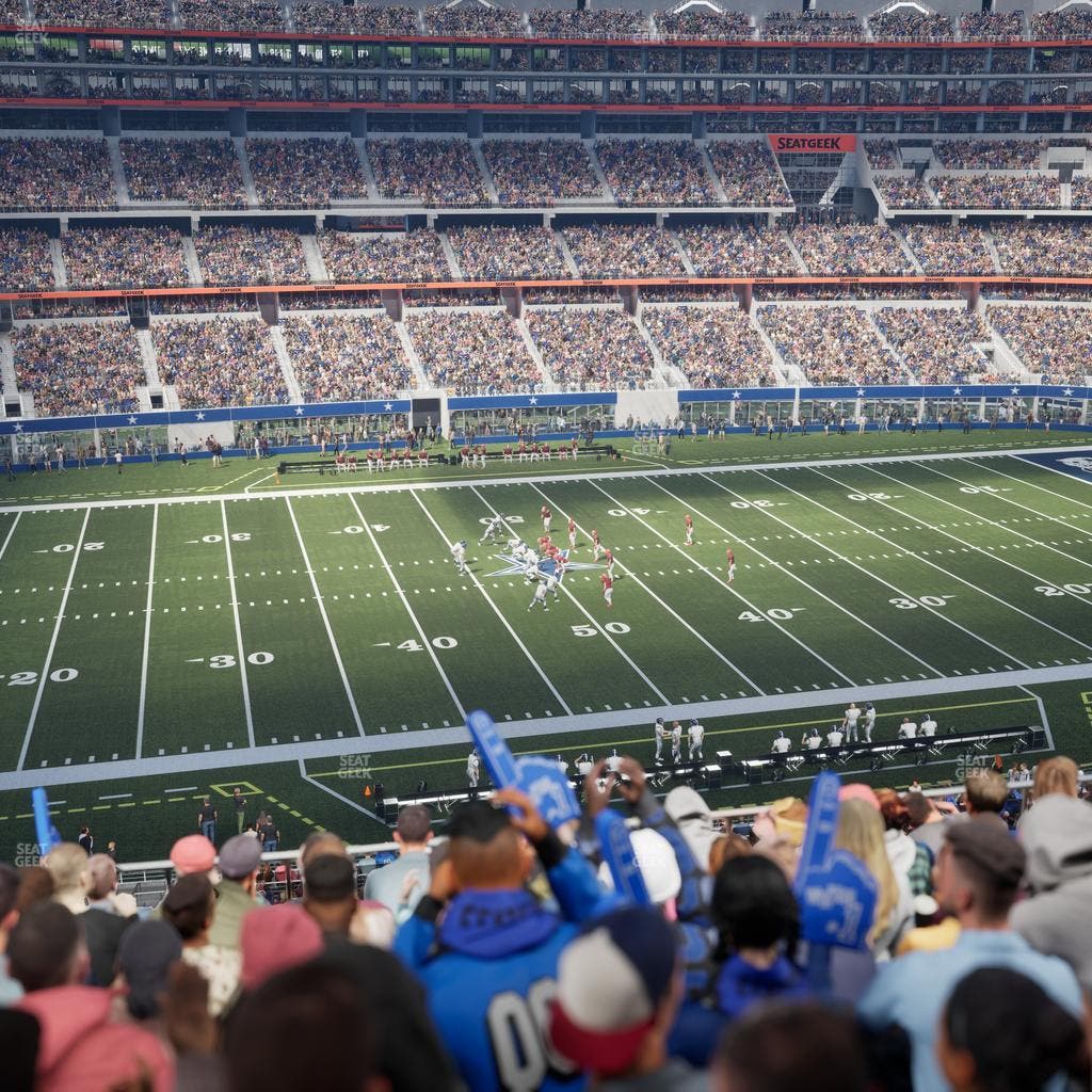 AT&T Stadium - Section C 312 Seat View