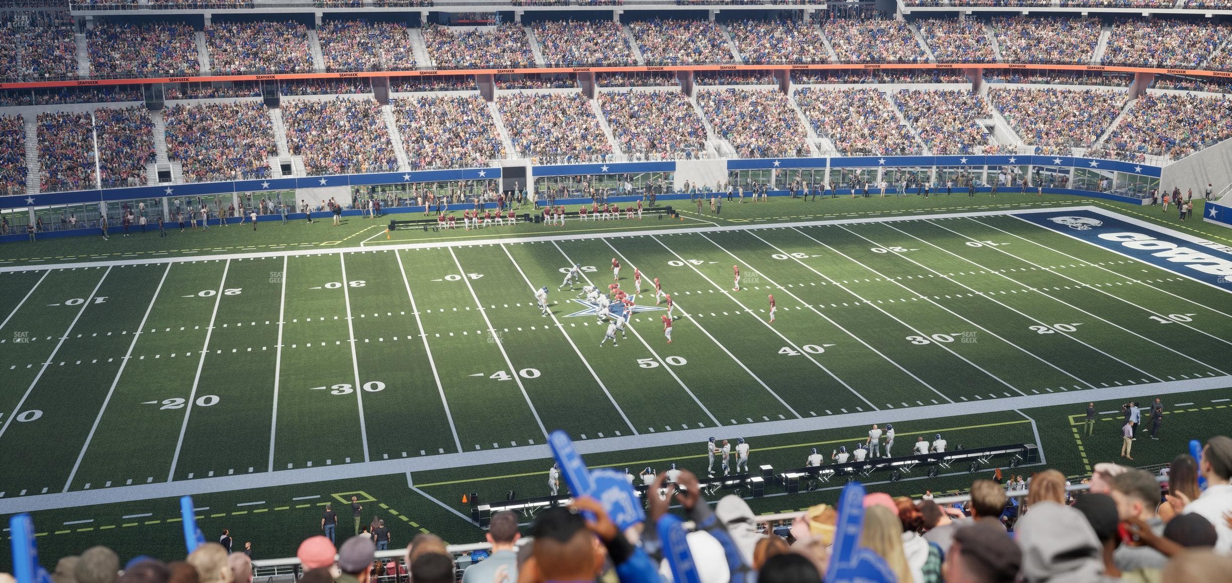 AT&T Stadium - Section C 312 Seat View