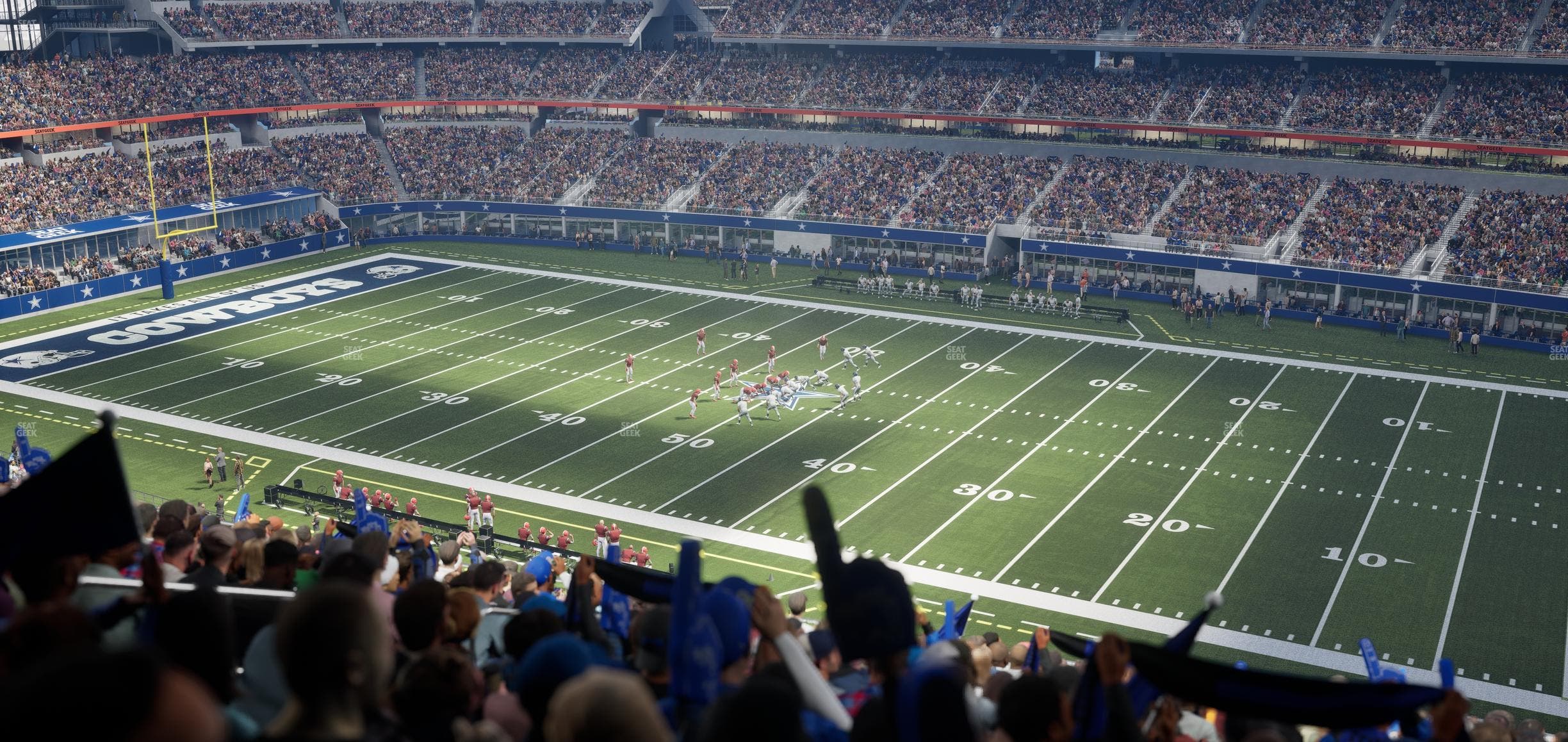 AT&T Stadium - Section C 332 Seat View