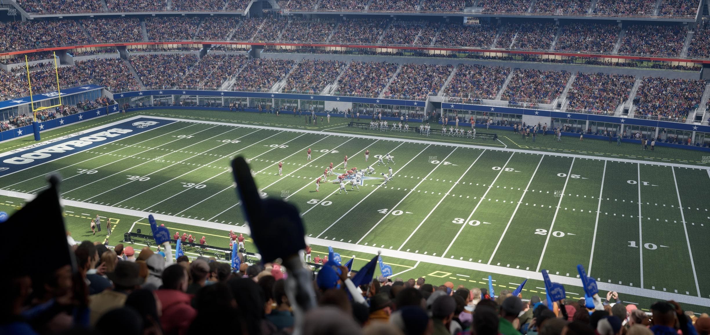 AT&T Stadium - Section C 333 Seat View