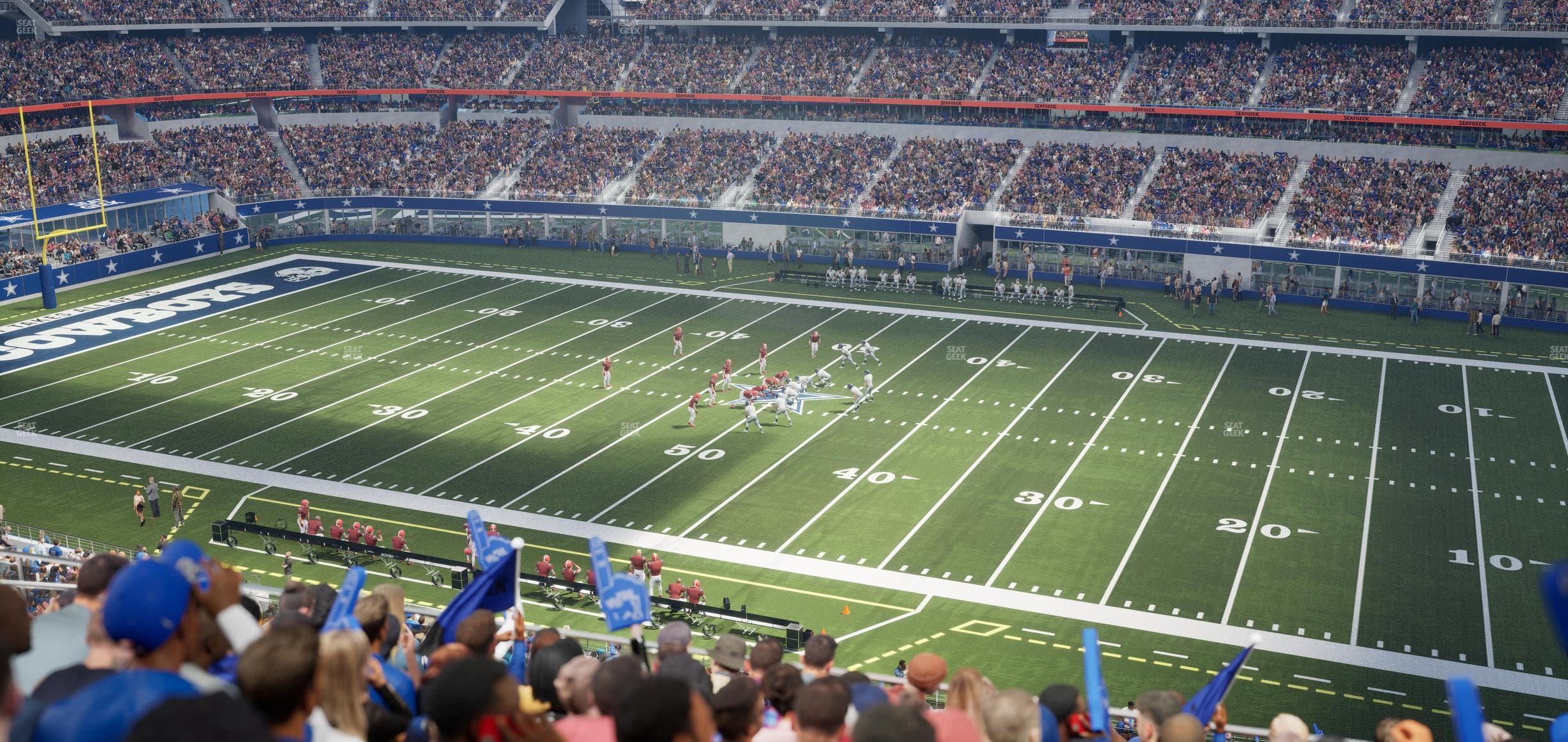 AT&T Stadium - Section C 333 Seat View