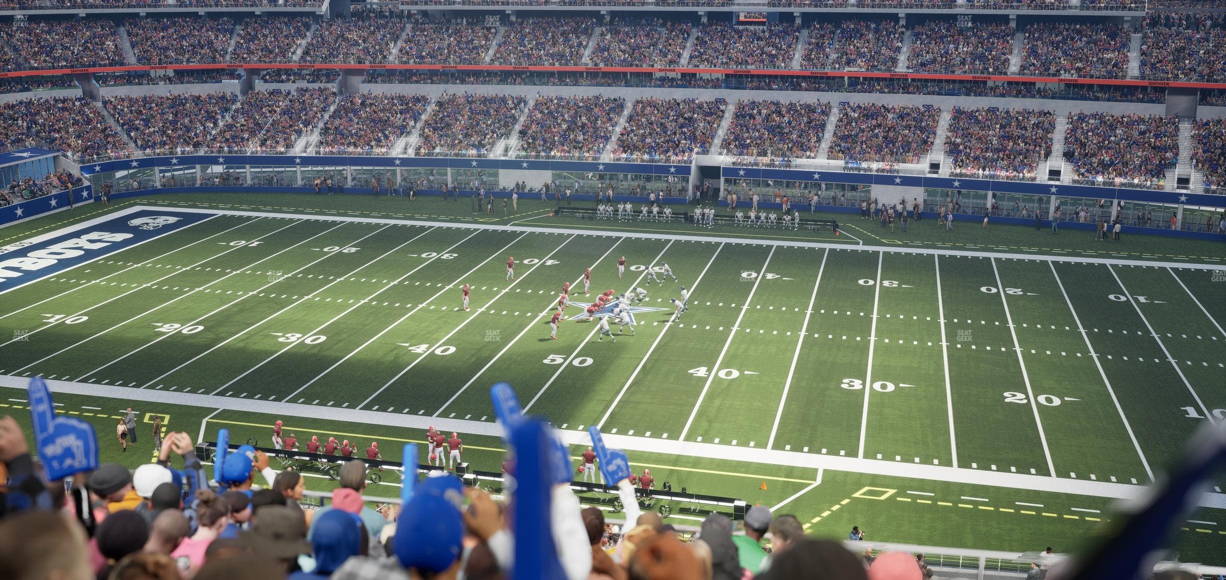 AT&T Stadium - Section C 334 Seat View