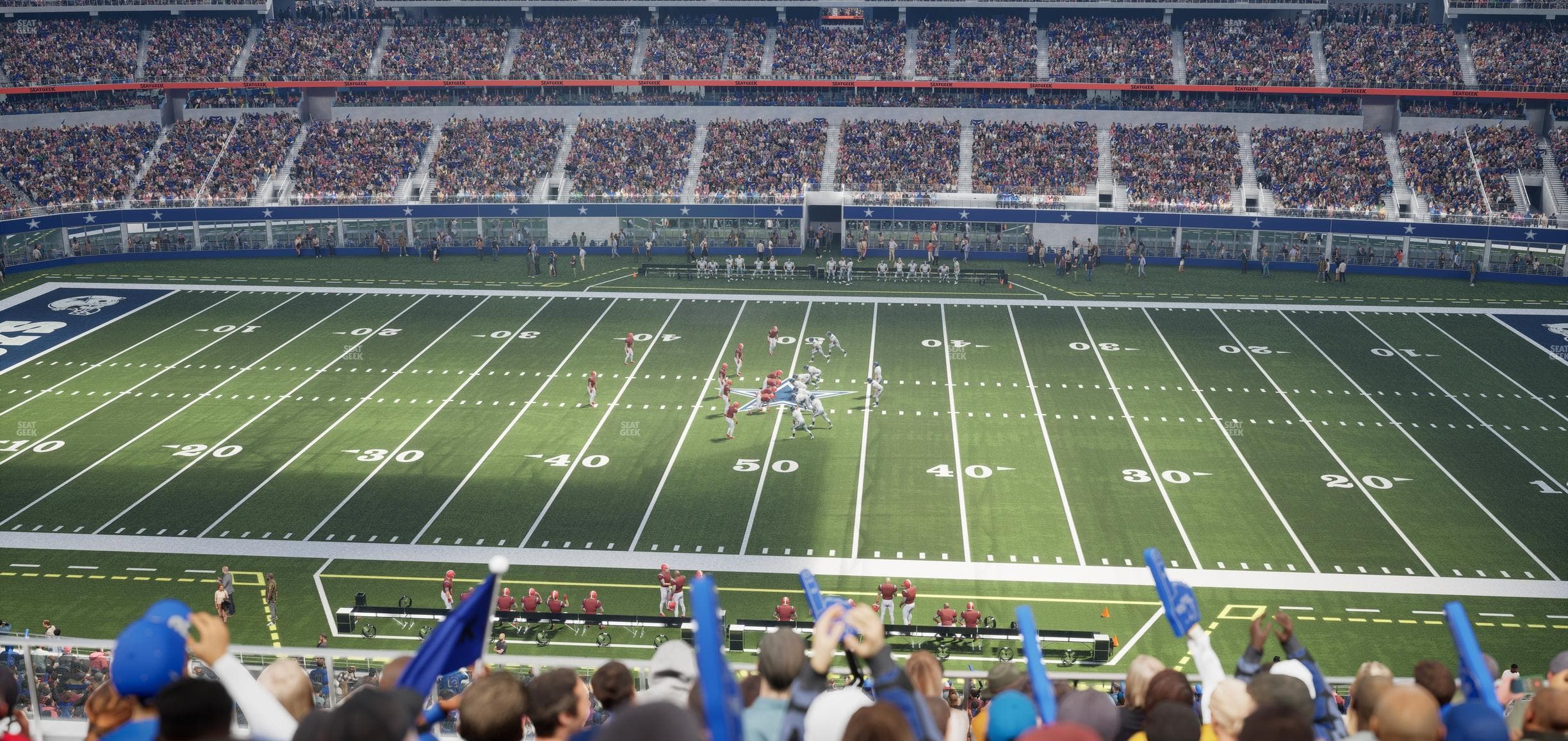 AT&T Stadium - Section C 335 Seat View