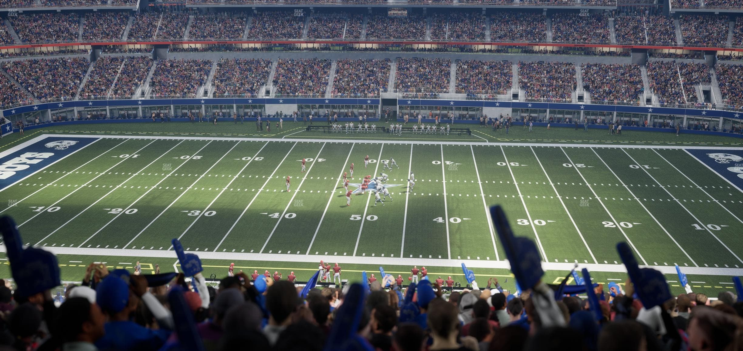 AT&T Stadium - Section C 335 Seat View