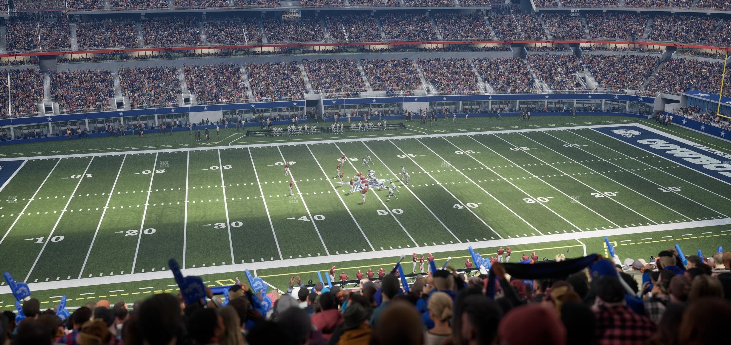 AT&T Stadium - Section C 337 Seat View