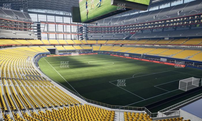 AT&T Stadium - Section Category 1 Seat View