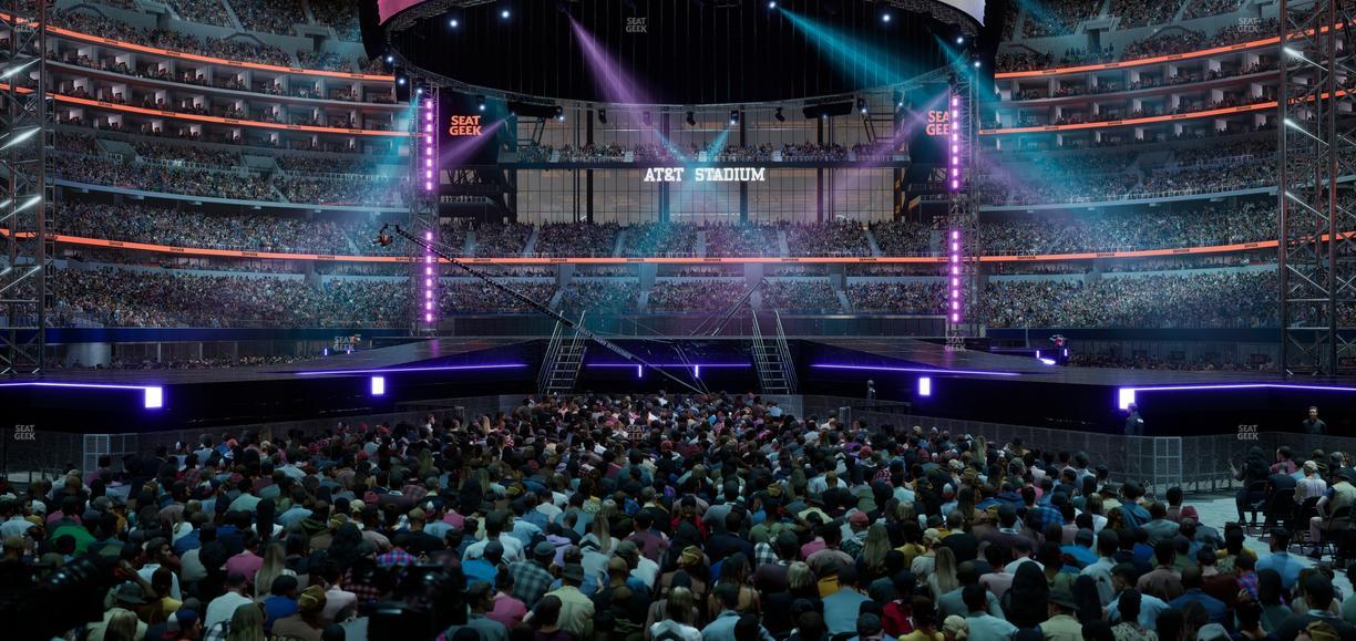 AT&T Stadium - Section Event Level Suite 102 Seat View