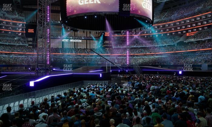 AT&T Stadium - Section Event Level Suite 105 Seat View