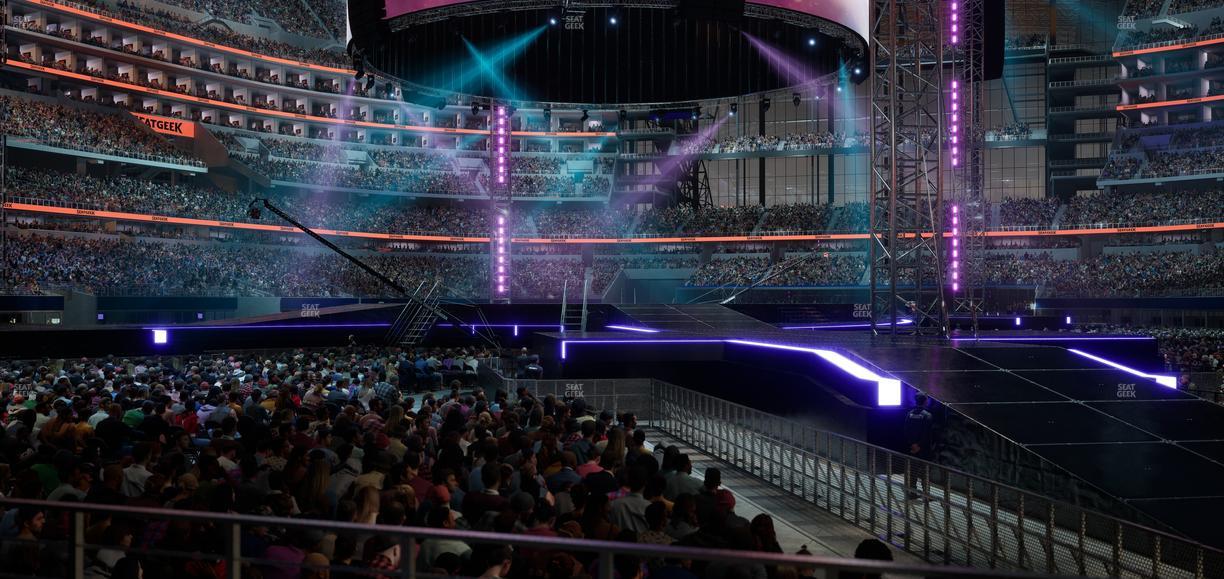 AT&T Stadium - Section Event Level Suite 107 Seat View