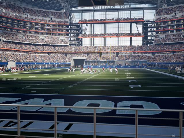 AT&T Stadium - Section Event Level Suite 109 Seat View