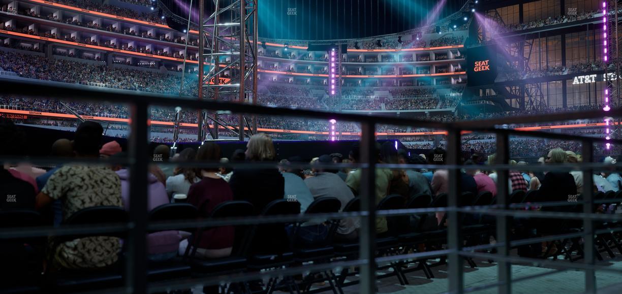 AT&T Stadium - Section Event Level Suite 4 Seat View