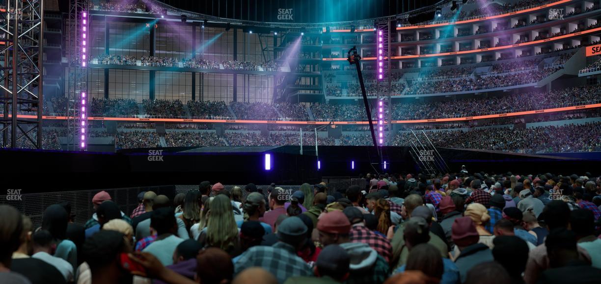 AT&T Stadium - Section Floor 16 Seat View