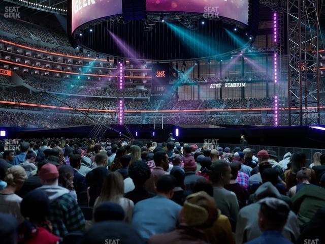 AT&T Stadium - Section Floor 6 Seat View