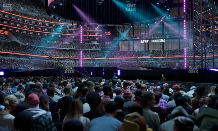 AT&T Stadium - Section Floor 6 Seat View