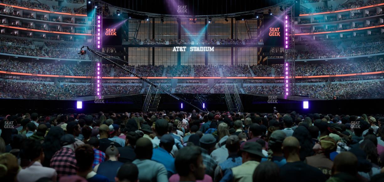 AT&T Stadium - Section Floor 7 Seat View