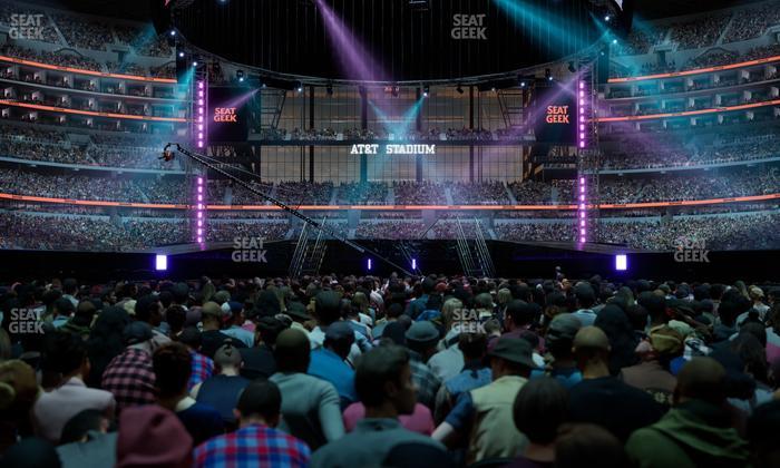 AT&T Stadium - Section Floor 7 Seat View