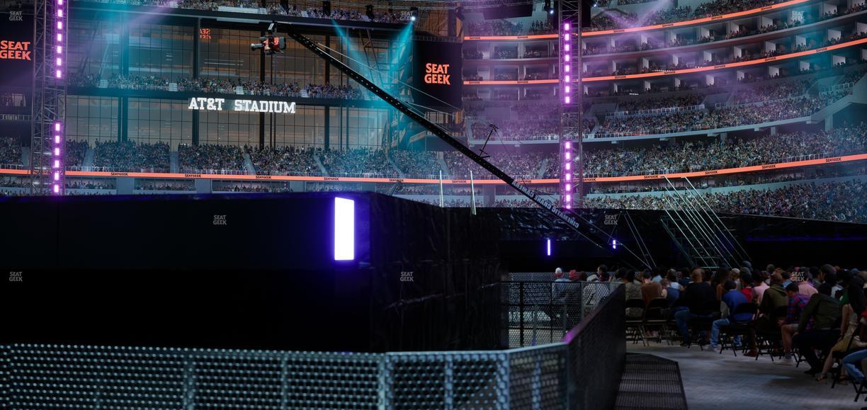 AT&T Stadium - Section Floor 8 Seat View