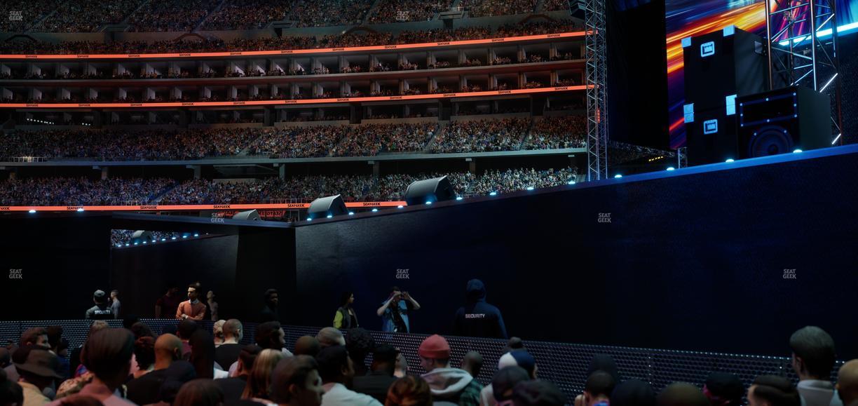 AT&T Stadium - Section Floor A Seat View