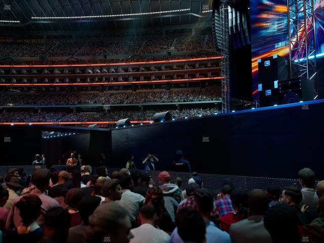 AT&T Stadium - Section Floor A Seat View