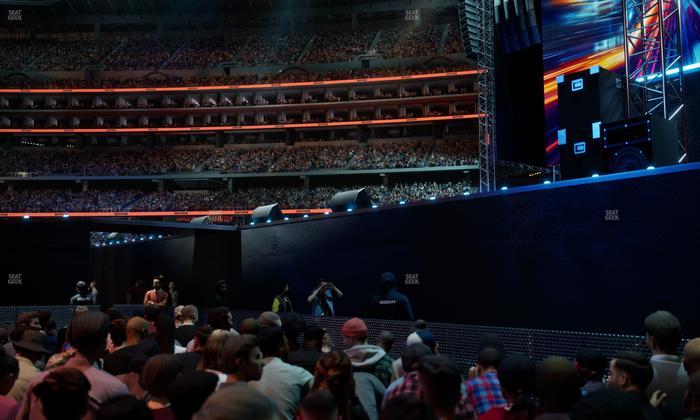 AT&T Stadium - Section Floor A Seat View