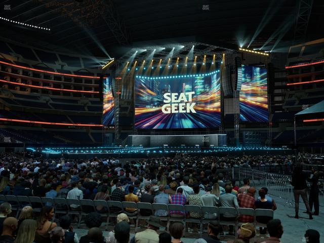 AT&T Stadium - Section Floor Ada 1 Seat View