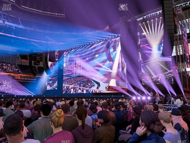 AT&T Stadium - Section Floor C Seat View