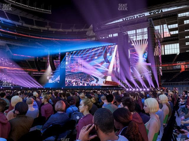 AT&T Stadium - Section Floor E Seat View