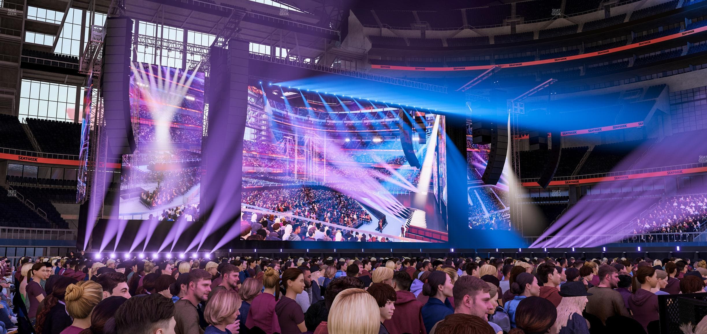 AT&T Stadium - Section Floor H Seat View
