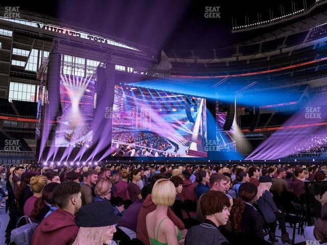 AT&T Stadium - Section Floor H Seat View