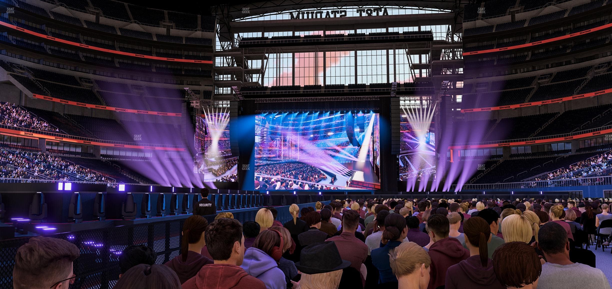 AT&T Stadium - Section Floor K Seat View