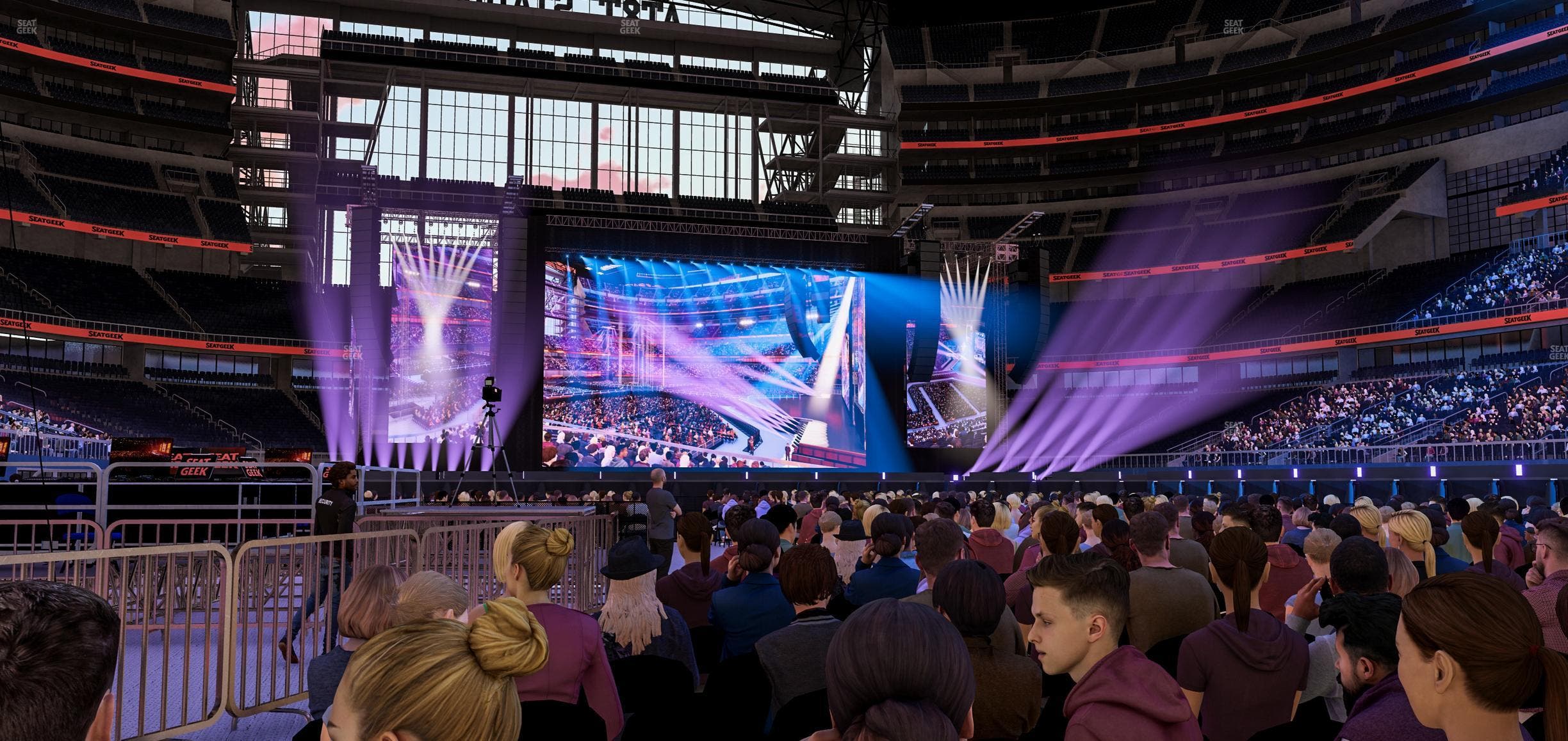 AT&T Stadium - Section Floor P Seat View