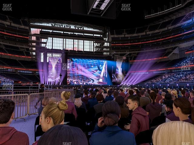 AT&T Stadium - Section Floor P Seat View
