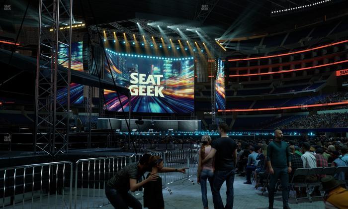 AT&T Stadium - Section Floor T Seat View