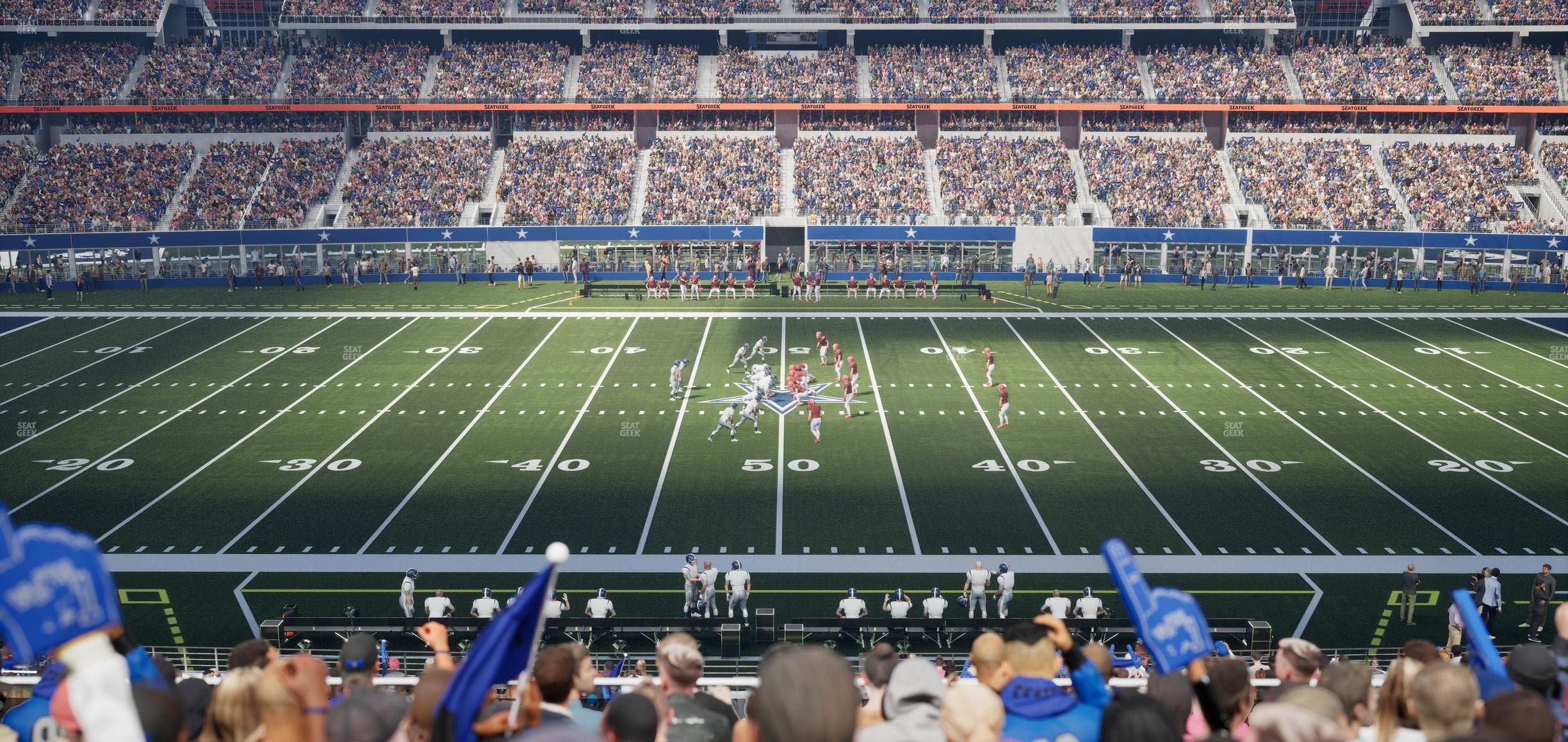 AT&T Stadium - Section Founders Club C 210 Seat View