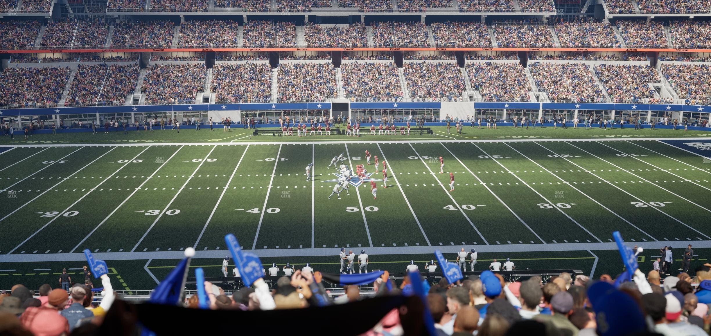 AT&T Stadium - Section Founders Club C 210 Seat View