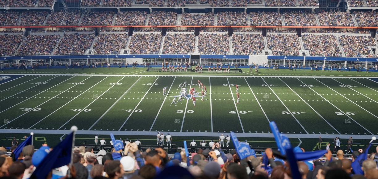 AT&T Stadium - Section Founders Club C 210 Seat View