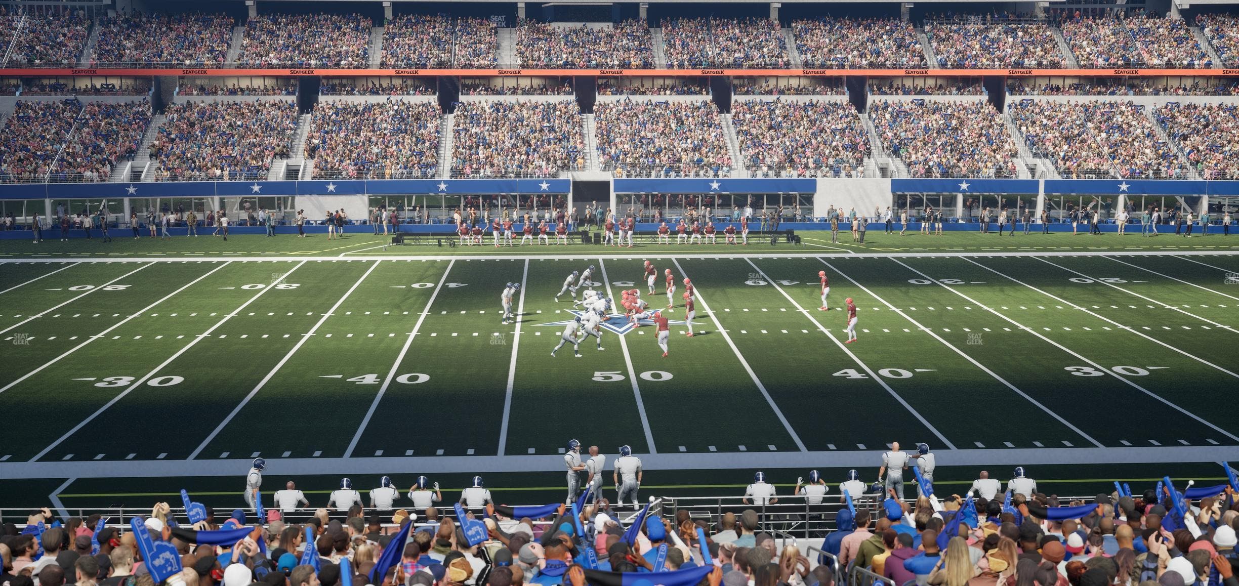 AT&T Stadium - Section Owners Club Suite 1 L Seat View